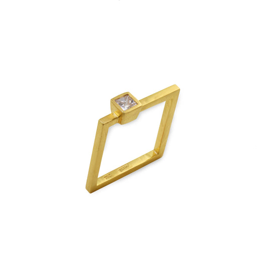 1441 h. square diamond ring