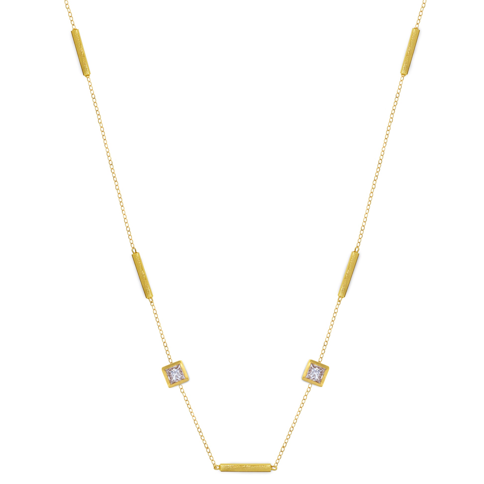 1441 h. geometric necklace